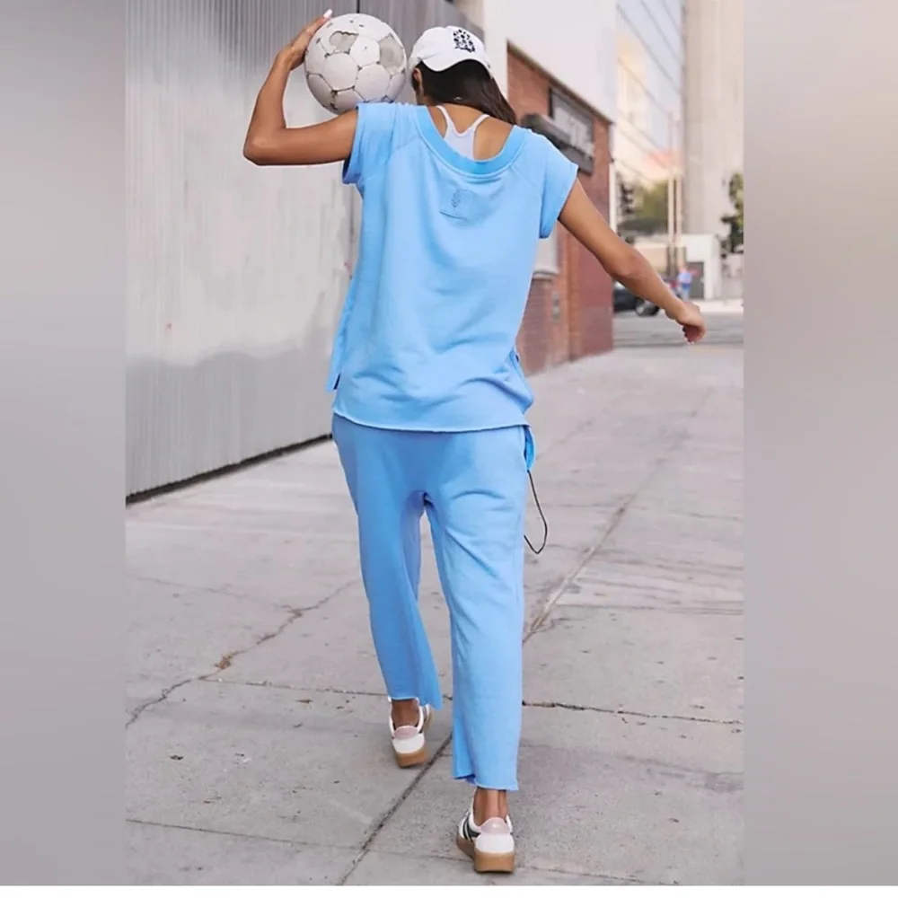 ❌SOLD!❌ NEW! FREE PEOPLE MOVEMENT Winning Stretch One to Beat Set S Riviera Blue - Picture 3 of 13